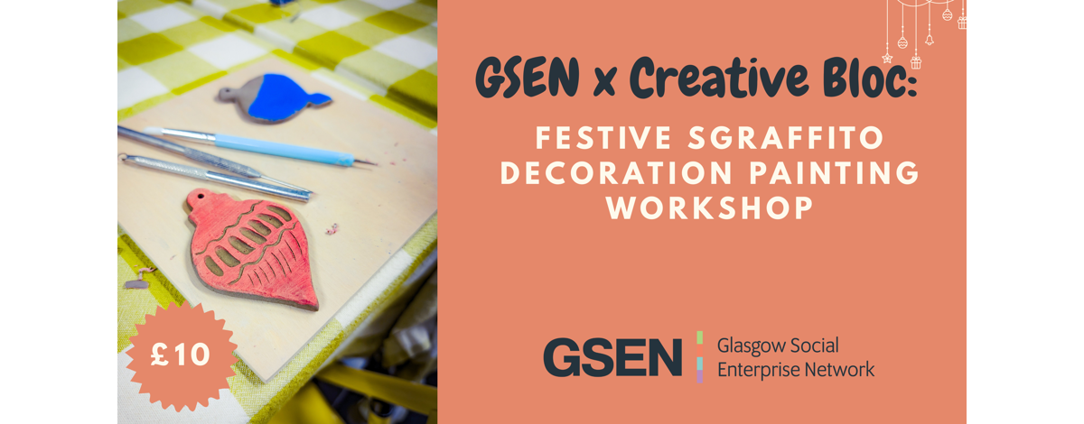 GSEN x Creative Bloc: Festive Sgraffito Decoration Painting Workshop