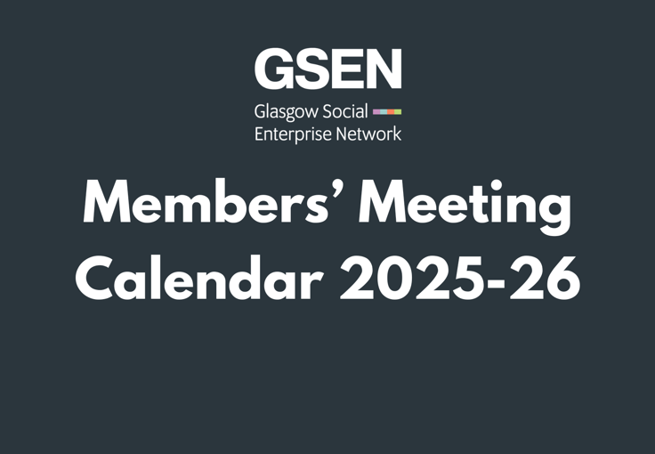 GSEN Members' Meeting Calendar 2025-26