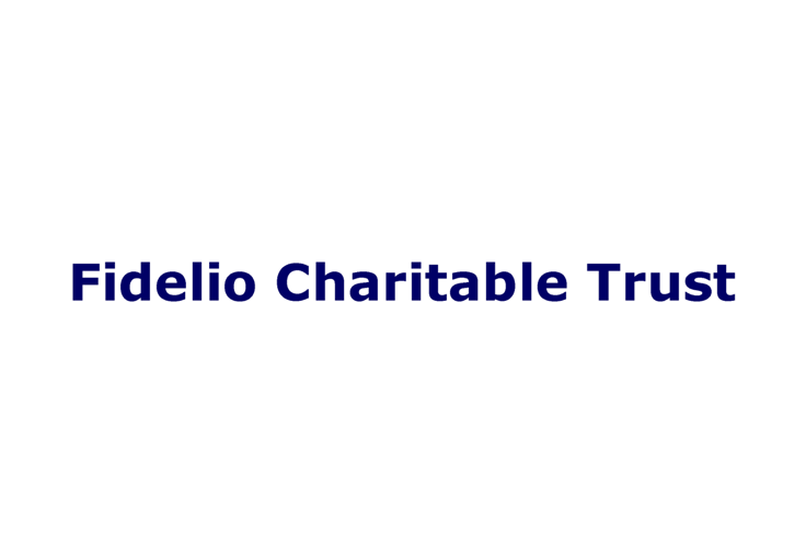 Fidelio Charitable Trust Arts Grant